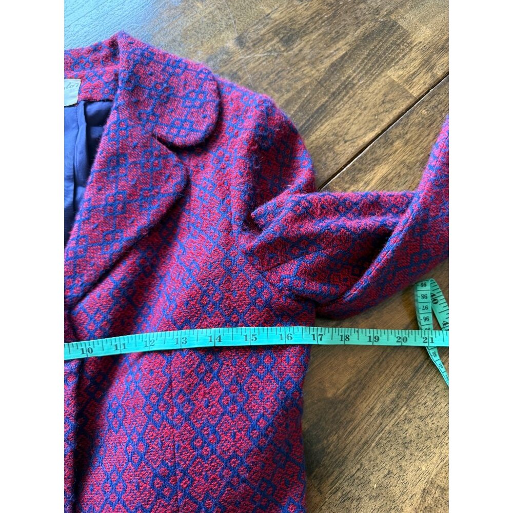 Vintage 70's Reflections By Beverly Moyer Lord & Tylor Wool Dress Suit Small - Picture 10 of 13